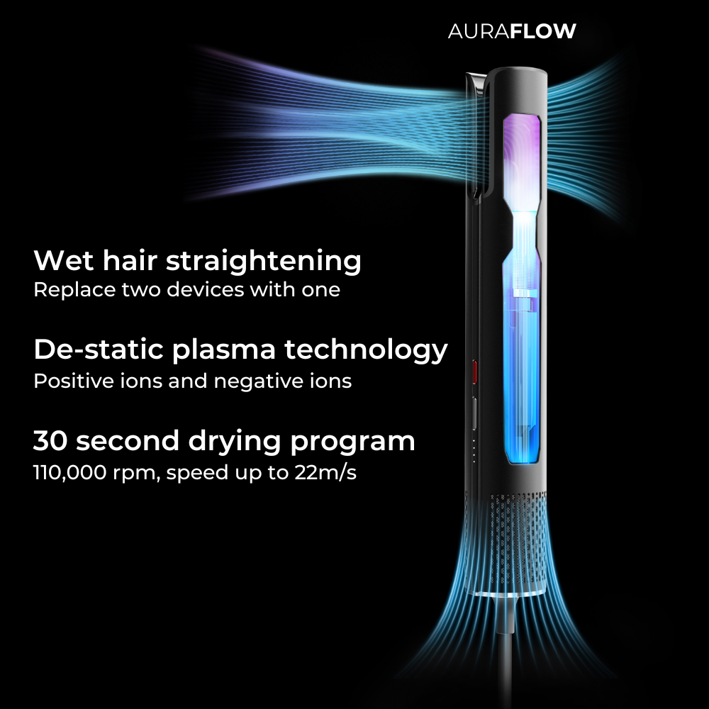 AuraFlow® 2in1 - hair drying and straightening