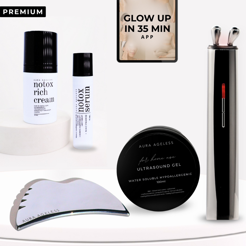Aura RF + Aura STONE + NOTOX set + Glow Up Challenge
